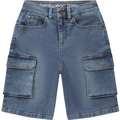 Jungen Jeansshorts im Cargo-Style