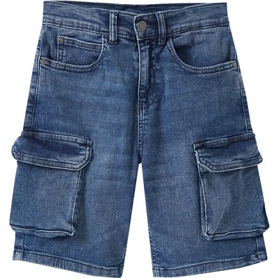 Jungen Jeansshorts im Cargo-Style