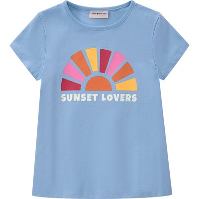 Mädchen T-Shirt mit gummiertem Print