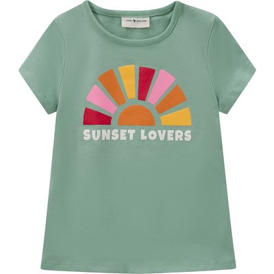 Mädchen T-Shirt mit gummiertem Print