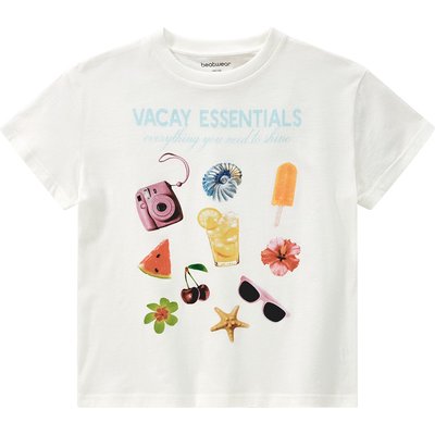 Mädchen T-Shirt mit Sommer-Motiven
