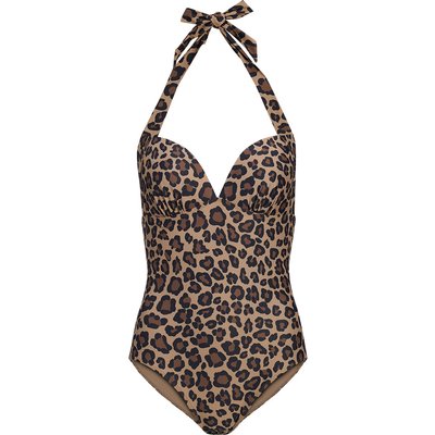 Damen Badeanzug im Leo-Look