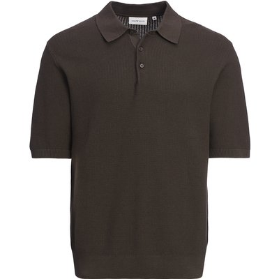 Herren Strick-Poloshirt aus Baumwolle