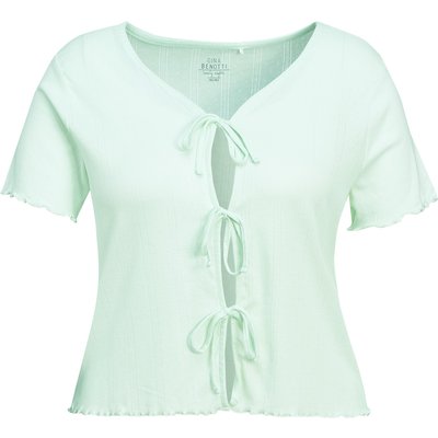 Damen Schlafshirt mit Bindebändern