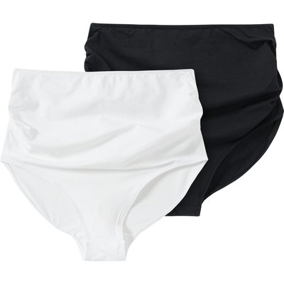 2 Damen Umstands-Slips im Basic-Look