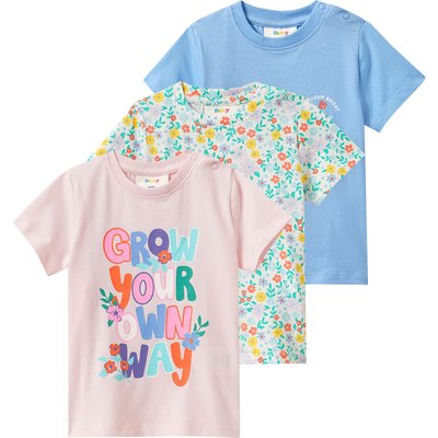 3 Baby T-Shirts mit bunten Motiven