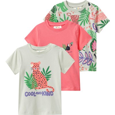 3 Baby T-Shirts mit bunten Motiven