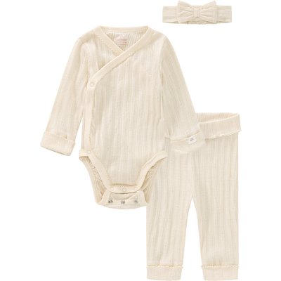 Newborn Set mit Body, Hose und Stirnband
