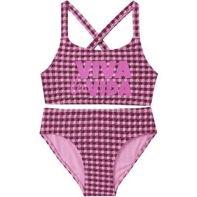 Mädchen Bikini mit Schriftzug