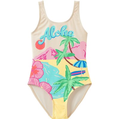 Mädchen Badeanzug mit sommerlichem Motiv
