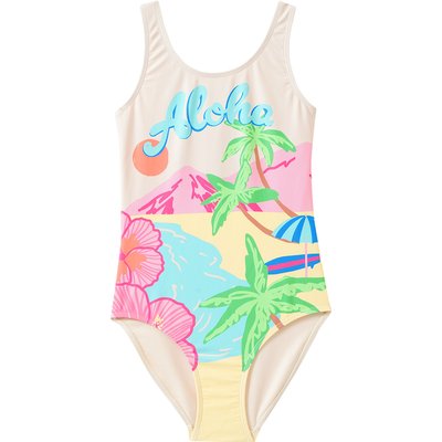 Mädchen Badeanzug mit sommerlichem Motiv