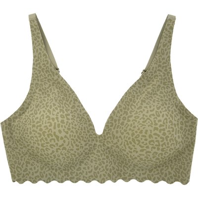 Damen Seamless-Bustier im Zebra-Look