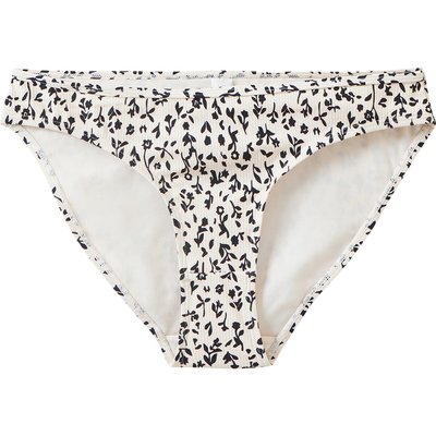 Damen Bikinislip mit gerippter Struktur