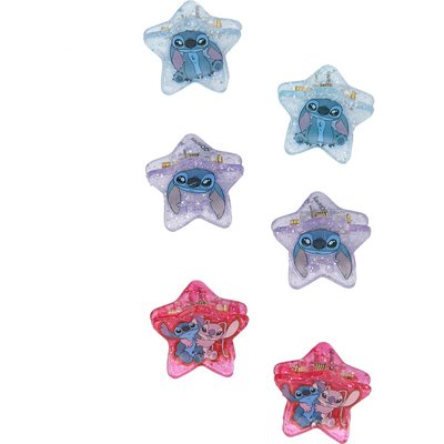 6 Stitch Haarspangen in Sternform