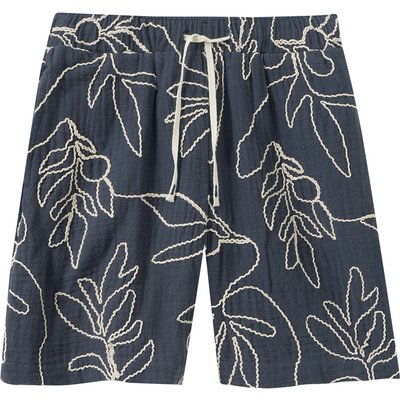 Jungen Musselinshorts mit Stickerei