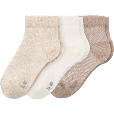 3 Paar Baby Sneaker-Socken knöchelhoch