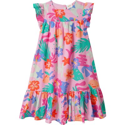 Mädchen Kleid mit Blumen-Allover