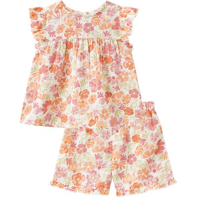 Baby Musselin-Set mit Bluse und Shorts
