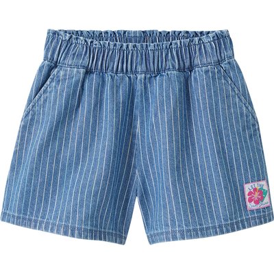 Mädchen Jeansshorts mit Streifen