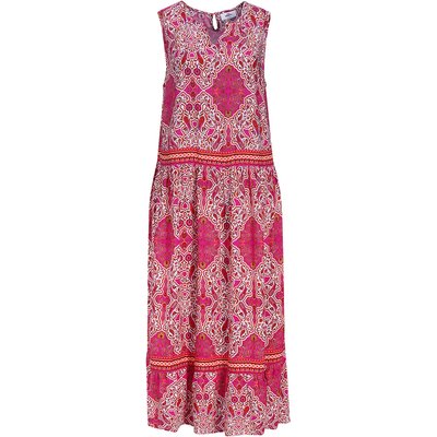 Damen Maxikleid mit Allover-Muster