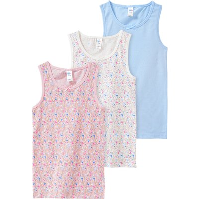 3 Mädchen Unterhemden im Set