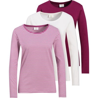 3 Damen Langarmshirts im Set