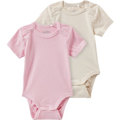 2 Baby Bodys mit Punkten
