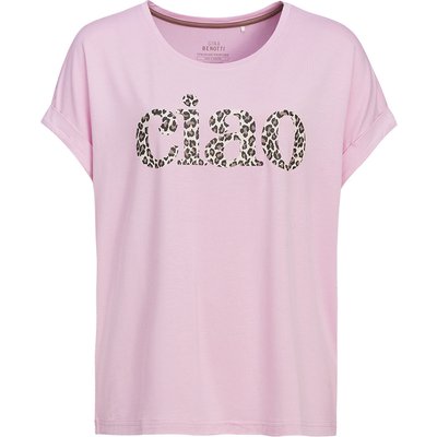 Damen T-Shirt mit überschnittenen Ärmeln