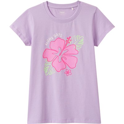 Mädchen T-Shirt mit Neon-Print