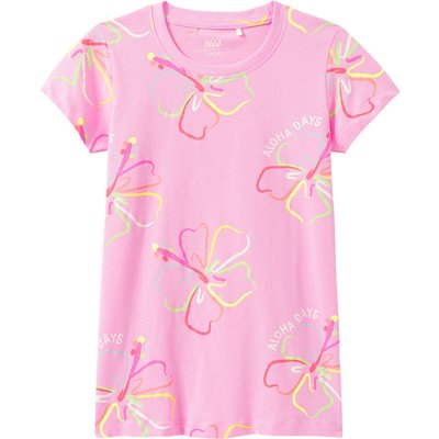 Mädchen T-Shirt mit Neon-Prints