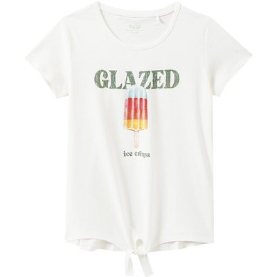 Mädchen T-Shirt mit Knotendetail