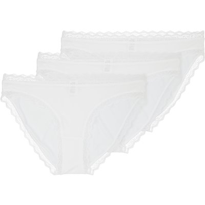 3 Damen Slips mit Spitze
