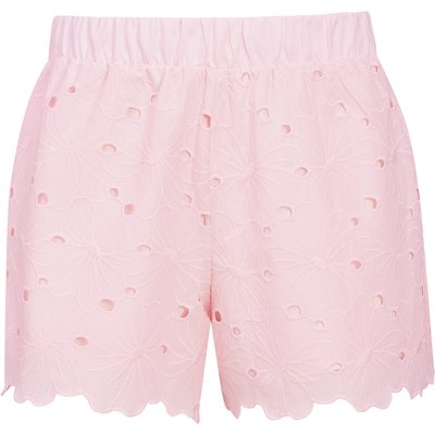 Damen Schlafshorts mit Lochspitze