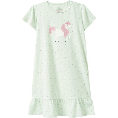 Mädchen Nachthemd mit Einhorn-Print