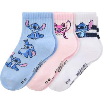 3 Paar Disney Stitch Socken mit Motiv