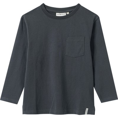 Jungen Langarmshirt in Unifarben