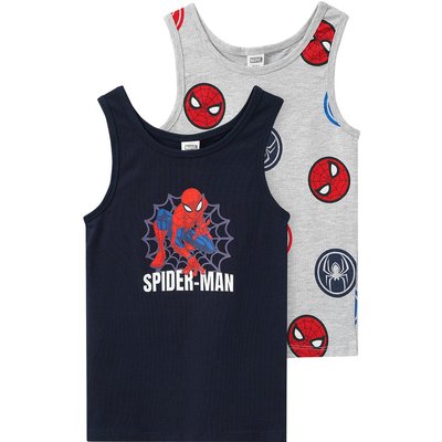 2 MARVEL Spider-Man Unterhemden mit Prints