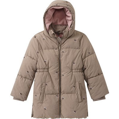 Mädchen Winterjacke mit Allover-Stickerei