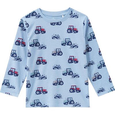 Jungen Langarmshirt mit Trecker-Motiven
