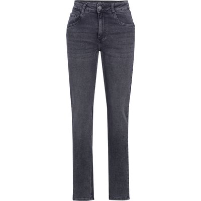 Damen Mom-Jeans mit Used-Waschung