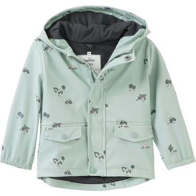 Baby Regenjacke mit Fahrzeug-Allover