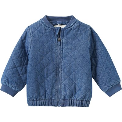 Baby Steppjacke in Denim-Optik