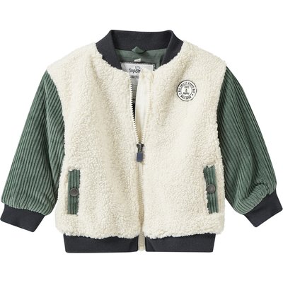 Baby Teddyjacke im College-Style