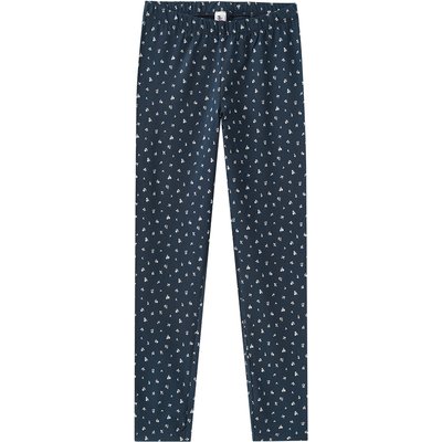 Mädchen-Leggings mit Blumen-Motiven allover