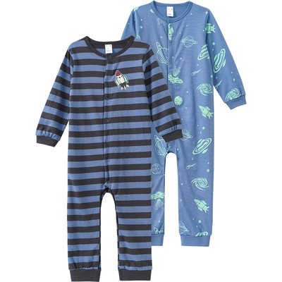 2 Baby Schlafanzüge mit verschiedenen Dessins