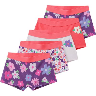 5 Mädchen Pantys mit Rippstruktur
