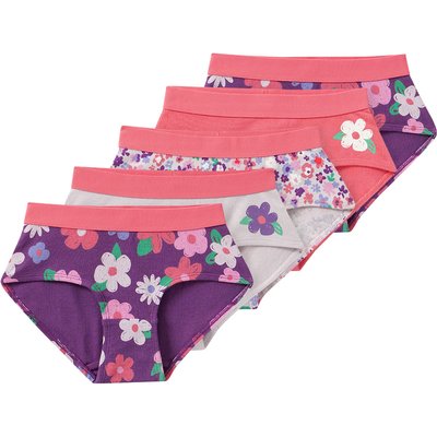 5 Mädchen Pantys mit Rippstruktur