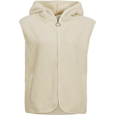 Damen Teddyweste mit Kapuze