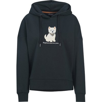 Damen Hoodie mit Applikation
