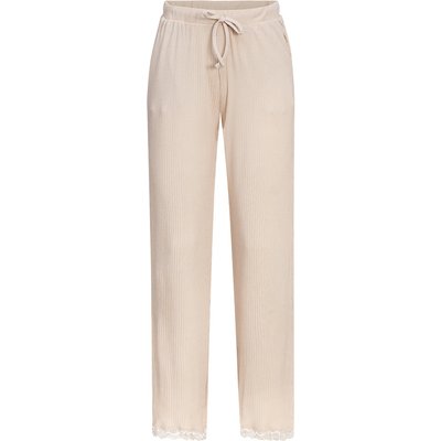 Damen Schlafhose mit Rippstruktur